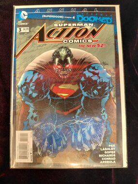 Superman Action DC Comics Annual #3 The New 52 Doomed Chap 4 Bagged & Boarded